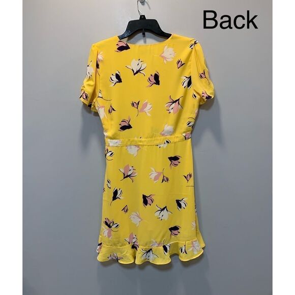 NWT GILLI yellow floral dress Size L - Picture 7 of 12